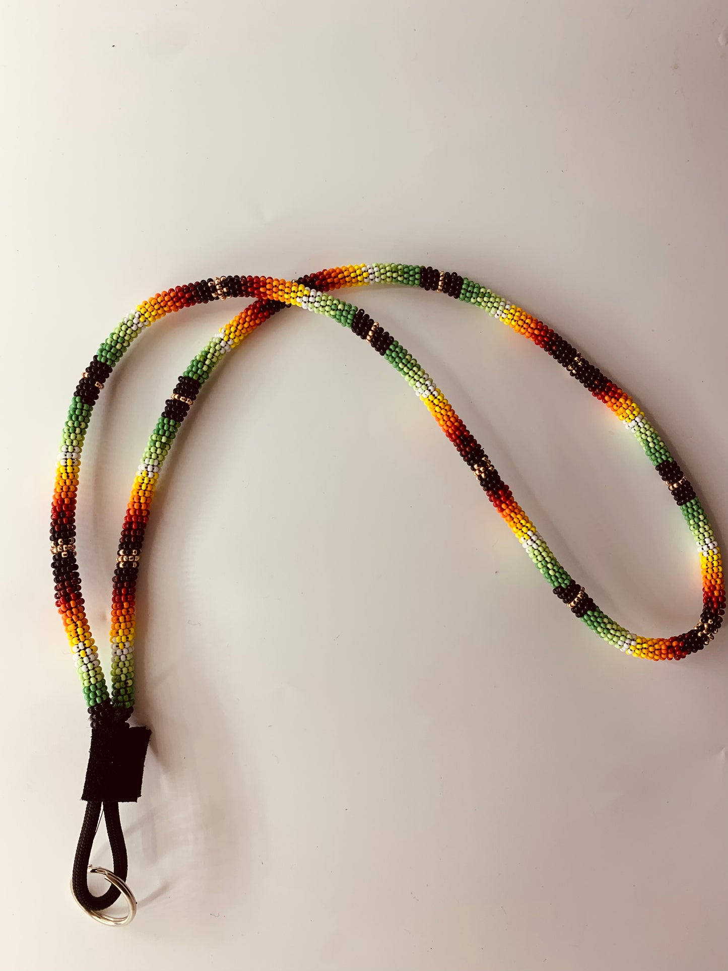 green lanyard