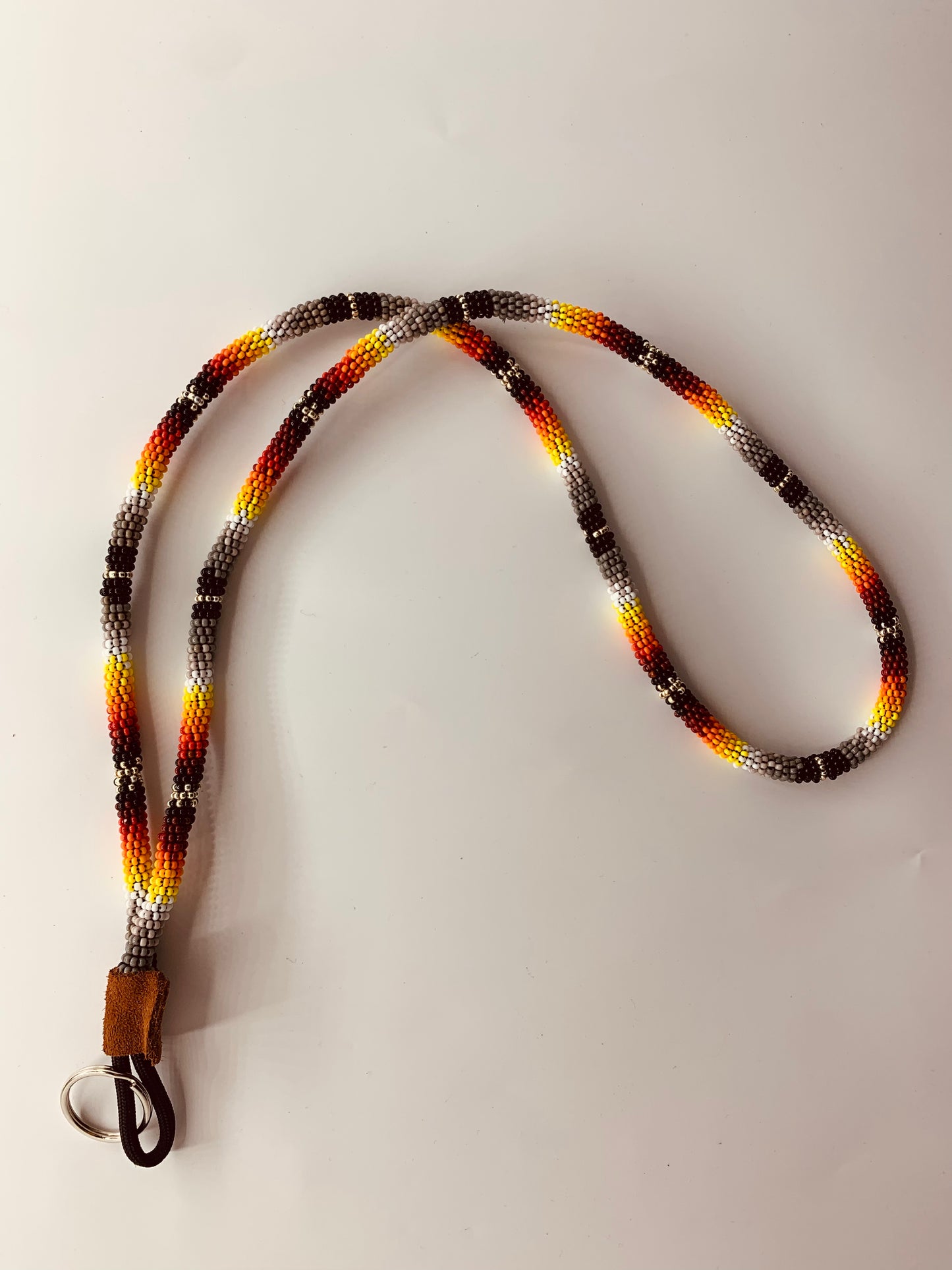 gray lanyard